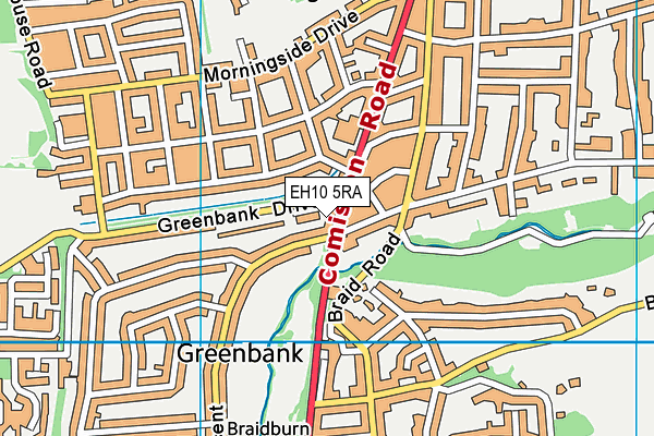 EH10 5RA map - OS VectorMap District (Ordnance Survey) EH10 5RA map - OS VectorMap District (Ordnance Survey)
