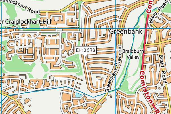 EH10 5RS map - OS VectorMap District (Ordnance Survey) EH10 5RS map - OS VectorMap District (Ordnance Survey)