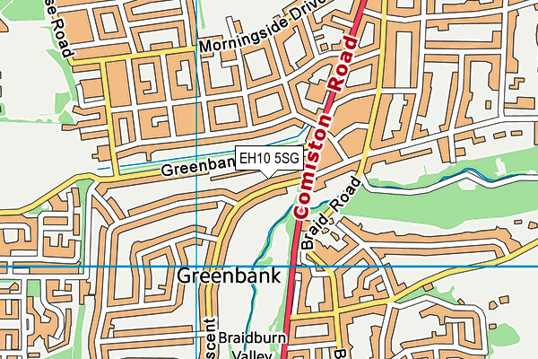 EH10 5SG map - OS VectorMap District (Ordnance Survey) EH10 5SG map - OS VectorMap District (Ordnance Survey)