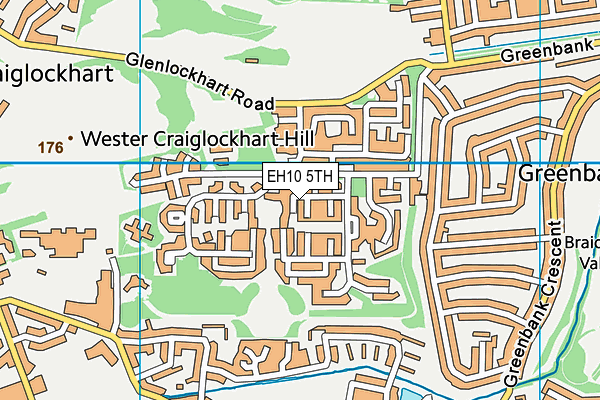 EH10 5TH map - OS VectorMap District (Ordnance Survey) EH10 5TH map - OS VectorMap District (Ordnance Survey)