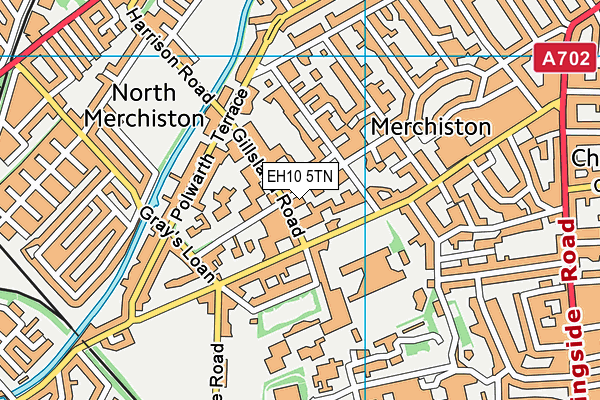 EH10 5TN map - OS VectorMap District (Ordnance Survey) EH10 5TN map - OS VectorMap District (Ordnance Survey)