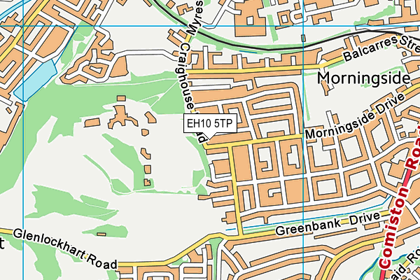 EH10 5TP map - OS VectorMap District (Ordnance Survey) EH10 5TP map - OS VectorMap District (Ordnance Survey)