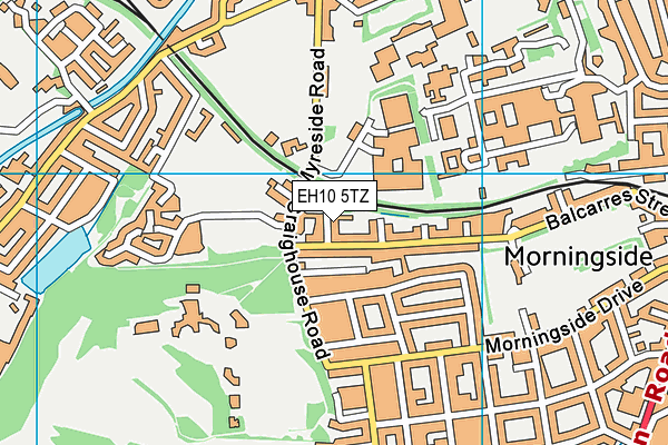 EH10 5TZ map - OS VectorMap District (Ordnance Survey) EH10 5TZ map - OS VectorMap District (Ordnance Survey)