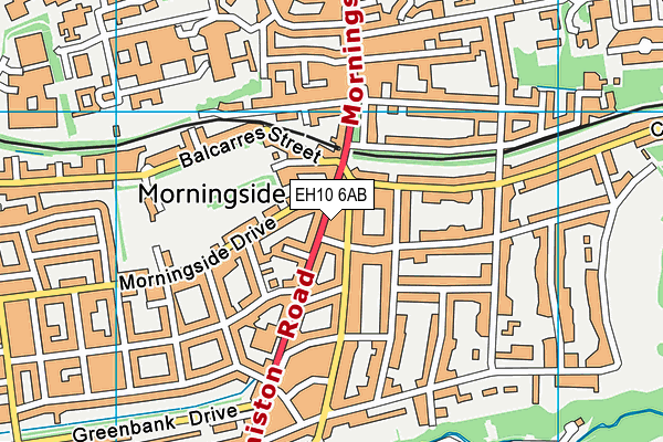 EH10 6AB map - OS VectorMap District (Ordnance Survey) EH10 6AB map - OS VectorMap District (Ordnance Survey)