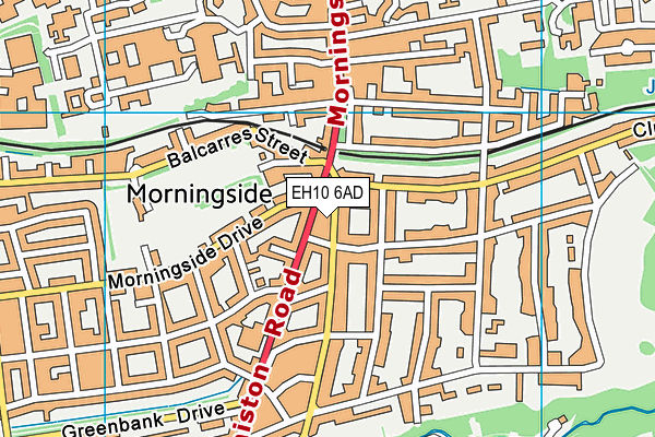 EH10 6AD map - OS VectorMap District (Ordnance Survey) EH10 6AD map - OS VectorMap District (Ordnance Survey)