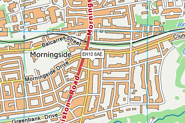 EH10 6AE map - OS VectorMap District (Ordnance Survey) EH10 6AE map - OS VectorMap District (Ordnance Survey)