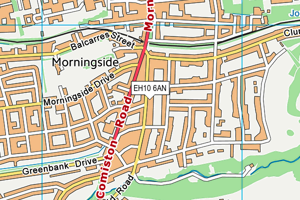 EH10 6AN map - OS VectorMap District (Ordnance Survey) EH10 6AN map - OS VectorMap District (Ordnance Survey)