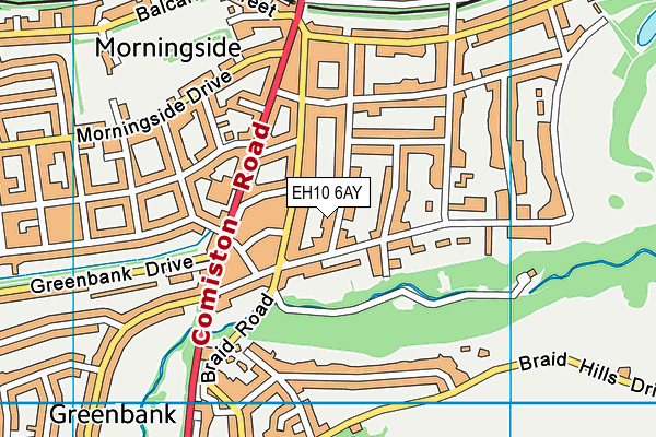 EH10 6AY map - OS VectorMap District (Ordnance Survey) EH10 6AY map - OS VectorMap District (Ordnance Survey)