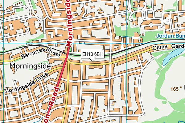 EH10 6BH map - OS VectorMap District (Ordnance Survey) EH10 6BH map - OS VectorMap District (Ordnance Survey)