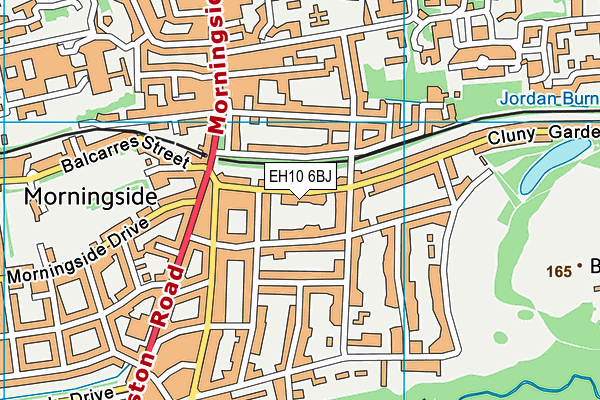 EH10 6BJ map - OS VectorMap District (Ordnance Survey) EH10 6BJ map - OS VectorMap District (Ordnance Survey)