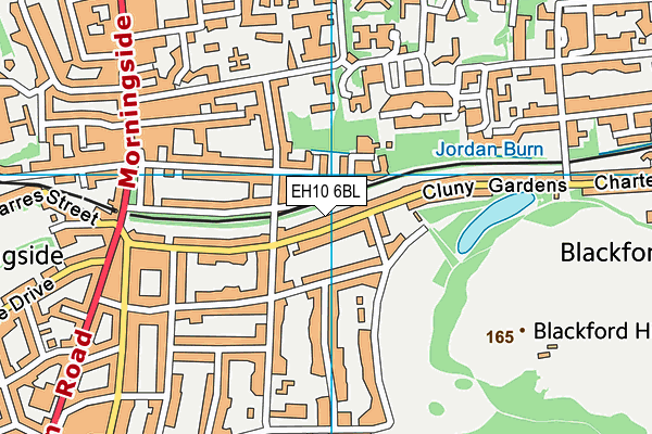 EH10 6BL map - OS VectorMap District (Ordnance Survey) EH10 6BL map - OS VectorMap District (Ordnance Survey)