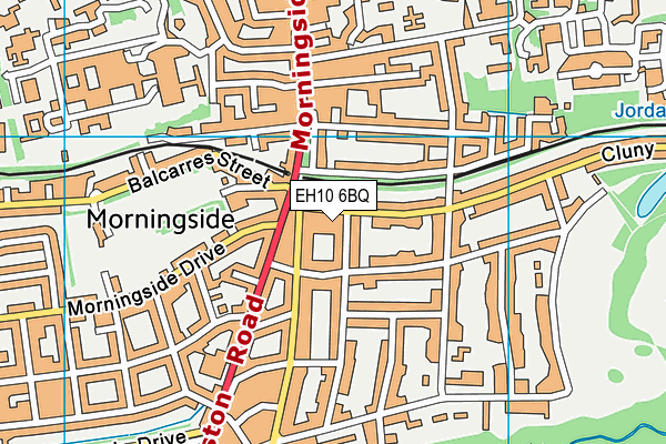 EH10 6BQ map - OS VectorMap District (Ordnance Survey) EH10 6BQ map - OS VectorMap District (Ordnance Survey)