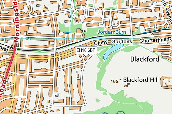 EH10 6BT map - OS VectorMap District (Ordnance Survey) EH10 6BT map - OS VectorMap District (Ordnance Survey)