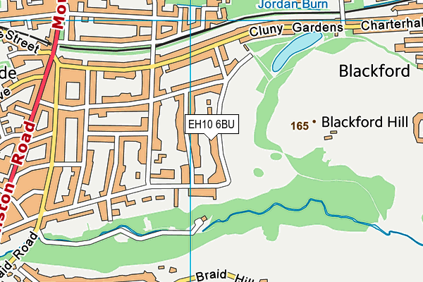 EH10 6BU map - OS VectorMap District (Ordnance Survey) EH10 6BU map - OS VectorMap District (Ordnance Survey)