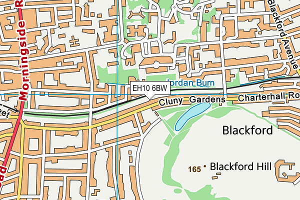 EH10 6BW map - OS VectorMap District (Ordnance Survey) EH10 6BW map - OS VectorMap District (Ordnance Survey)
