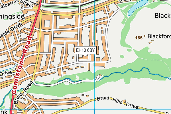 EH10 6BY map - OS VectorMap District (Ordnance Survey) EH10 6BY map - OS VectorMap District (Ordnance Survey)