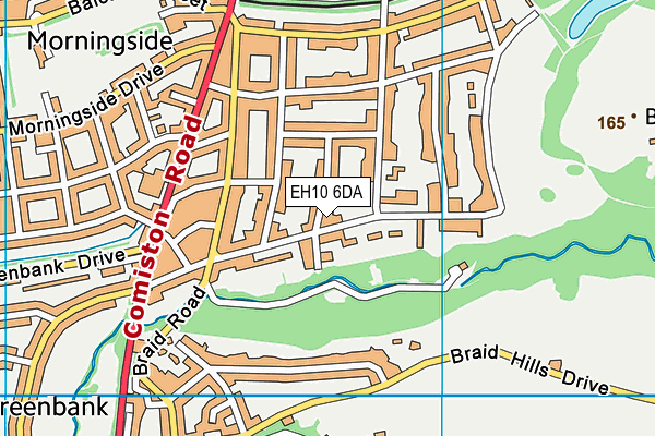 EH10 6DA map - OS VectorMap District (Ordnance Survey) EH10 6DA map - OS VectorMap District (Ordnance Survey)