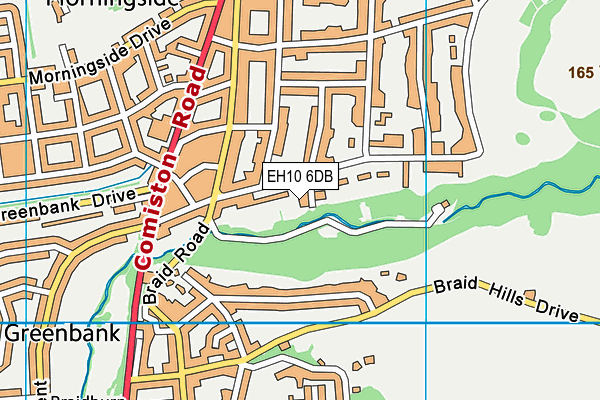 EH10 6DB map - OS VectorMap District (Ordnance Survey) EH10 6DB map - OS VectorMap District (Ordnance Survey)