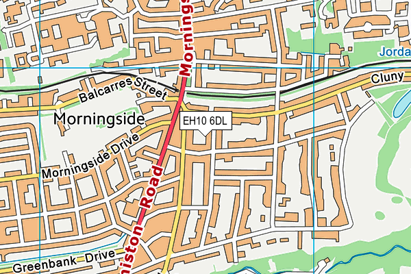 EH10 6DL map - OS VectorMap District (Ordnance Survey) EH10 6DL map - OS VectorMap District (Ordnance Survey)