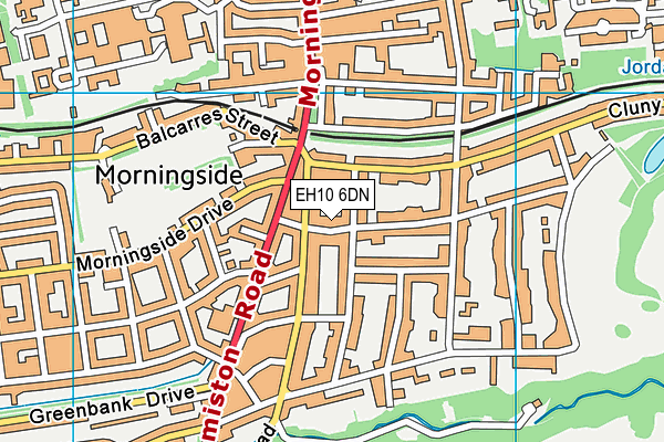 EH10 6DN map - OS VectorMap District (Ordnance Survey) EH10 6DN map - OS VectorMap District (Ordnance Survey)