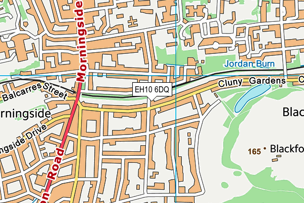 EH10 6DQ map - OS VectorMap District (Ordnance Survey) EH10 6DQ map - OS VectorMap District (Ordnance Survey)