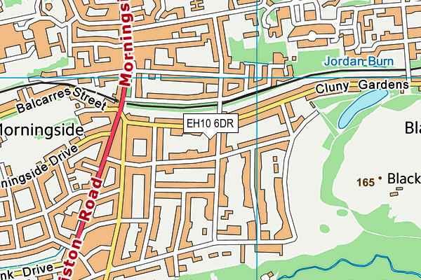 EH10 6DR map - OS VectorMap District (Ordnance Survey) EH10 6DR map - OS VectorMap District (Ordnance Survey)