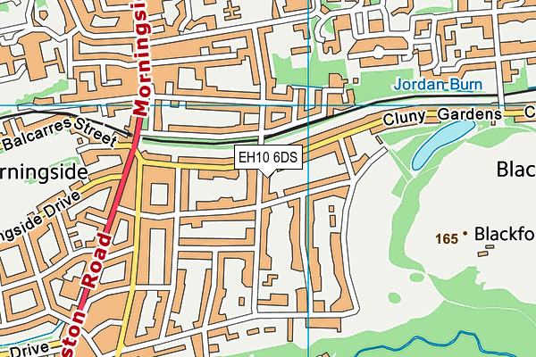 EH10 6DS map - OS VectorMap District (Ordnance Survey) EH10 6DS map - OS VectorMap District (Ordnance Survey)