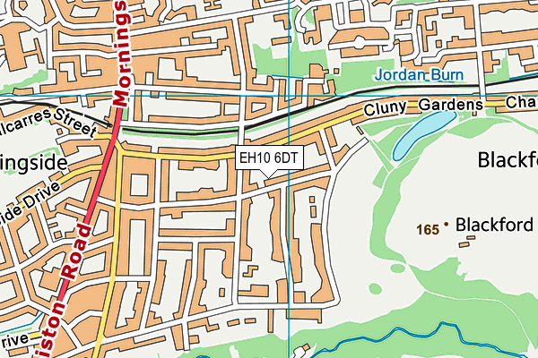EH10 6DT map - OS VectorMap District (Ordnance Survey) EH10 6DT map - OS VectorMap District (Ordnance Survey)