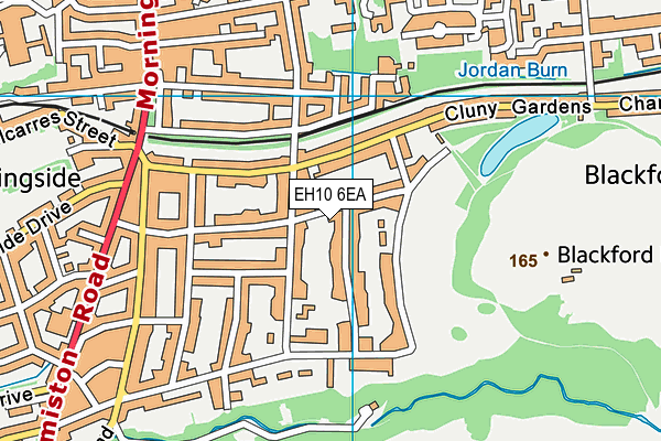 EH10 6EA map - OS VectorMap District (Ordnance Survey) EH10 6EA map - OS VectorMap District (Ordnance Survey)