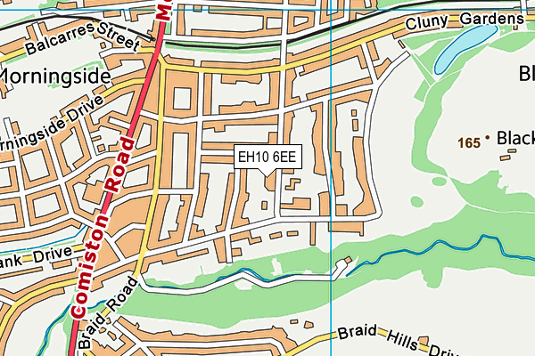 EH10 6EE map - OS VectorMap District (Ordnance Survey) EH10 6EE map - OS VectorMap District (Ordnance Survey)