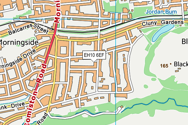 EH10 6EF map - OS VectorMap District (Ordnance Survey) EH10 6EF map - OS VectorMap District (Ordnance Survey)