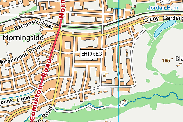 EH10 6EG map - OS VectorMap District (Ordnance Survey) EH10 6EG map - OS VectorMap District (Ordnance Survey)
