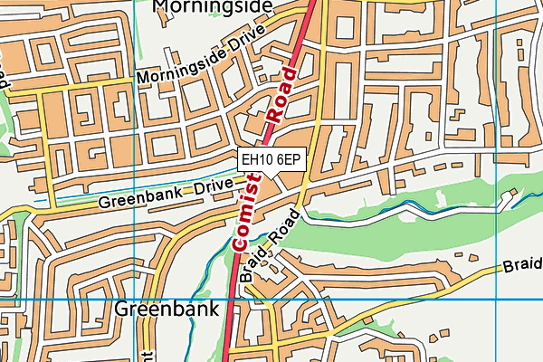 EH10 6EP map - OS VectorMap District (Ordnance Survey) EH10 6EP map - OS VectorMap District (Ordnance Survey)