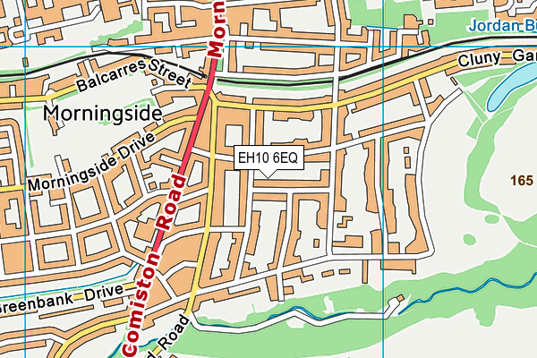 EH10 6EQ map - OS VectorMap District (Ordnance Survey) EH10 6EQ map - OS VectorMap District (Ordnance Survey)