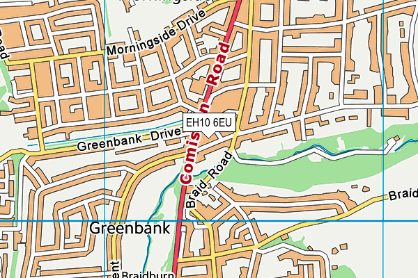 EH10 6EU map - OS VectorMap District (Ordnance Survey) EH10 6EU map - OS VectorMap District (Ordnance Survey)