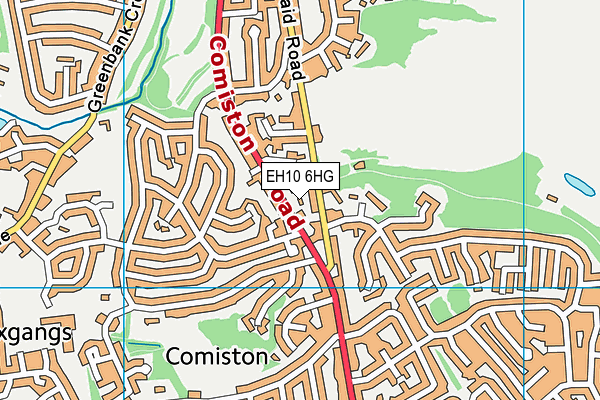 EH10 6HG map - OS VectorMap District (Ordnance Survey) EH10 6HG map - OS VectorMap District (Ordnance Survey)