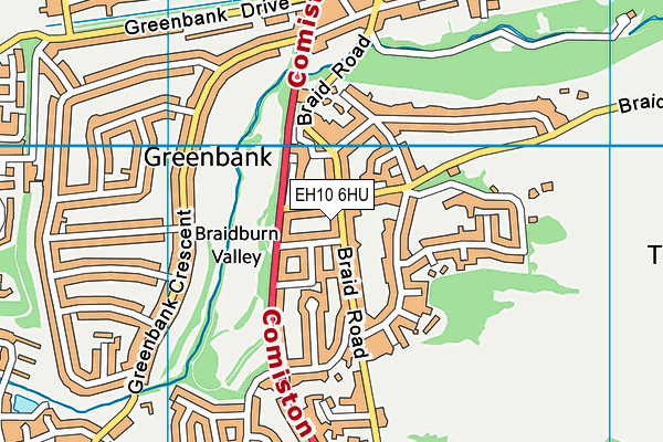 EH10 6HU map - OS VectorMap District (Ordnance Survey) EH10 6HU map - OS VectorMap District (Ordnance Survey)