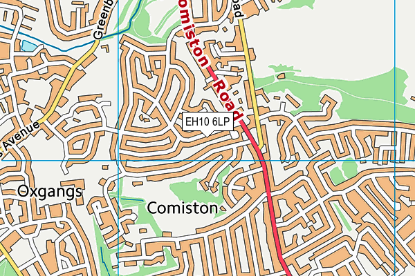 EH10 6LP map - OS VectorMap District (Ordnance Survey) EH10 6LP map - OS VectorMap District (Ordnance Survey)