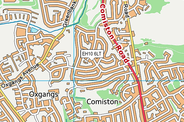 EH10 6LT map - OS VectorMap District (Ordnance Survey) EH10 6LT map - OS VectorMap District (Ordnance Survey)
