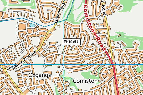 EH10 6LU map - OS VectorMap District (Ordnance Survey) EH10 6LU map - OS VectorMap District (Ordnance Survey)