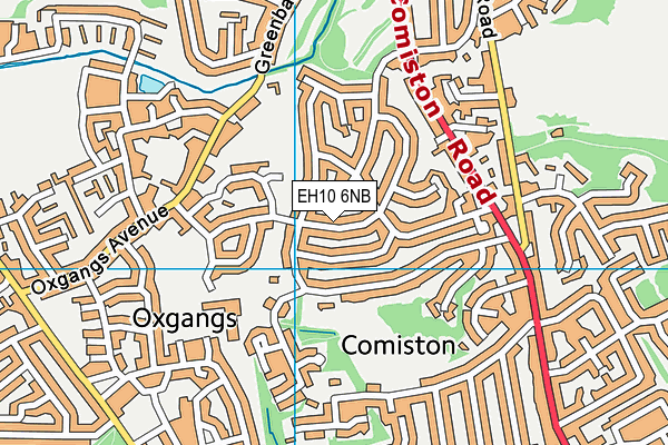 EH10 6NB map - OS VectorMap District (Ordnance Survey) EH10 6NB map - OS VectorMap District (Ordnance Survey)