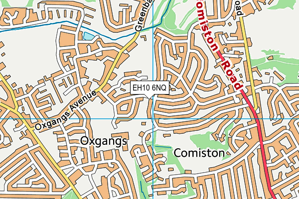EH10 6NQ map - OS VectorMap District (Ordnance Survey) EH10 6NQ map - OS VectorMap District (Ordnance Survey)