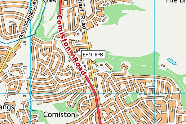 EH10 6PB map - OS VectorMap District (Ordnance Survey) EH10 6PB map - OS VectorMap District (Ordnance Survey)