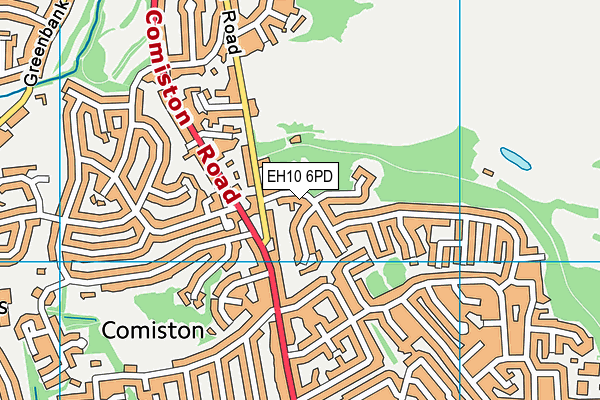EH10 6PD map - OS VectorMap District (Ordnance Survey) EH10 6PD map - OS VectorMap District (Ordnance Survey)