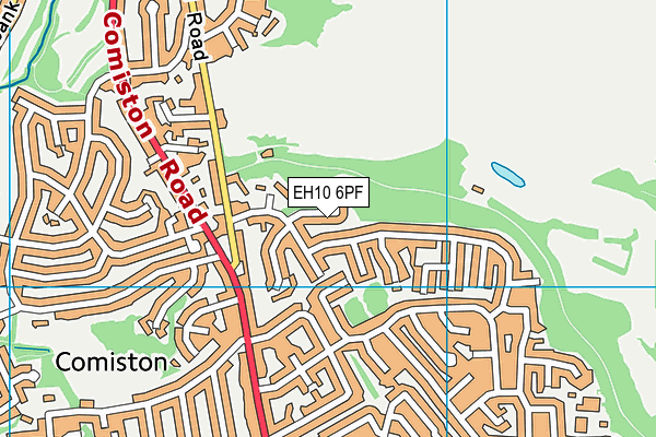 EH10 6PF map - OS VectorMap District (Ordnance Survey) EH10 6PF map - OS VectorMap District (Ordnance Survey)