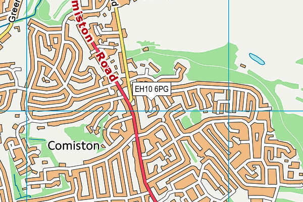 EH10 6PG map - OS VectorMap District (Ordnance Survey) EH10 6PG map - OS VectorMap District (Ordnance Survey)