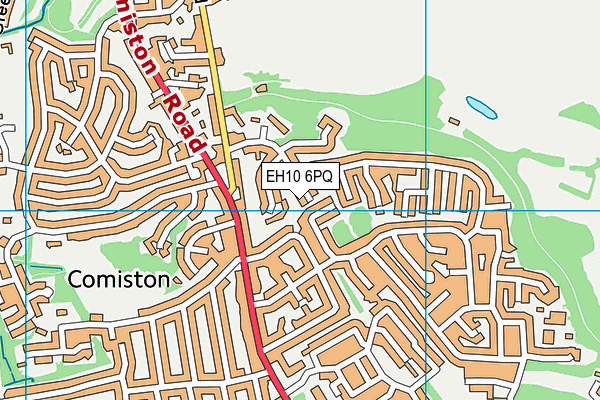 EH10 6PQ map - OS VectorMap District (Ordnance Survey) EH10 6PQ map - OS VectorMap District (Ordnance Survey)