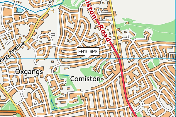 EH10 6PS map - OS VectorMap District (Ordnance Survey) EH10 6PS map - OS VectorMap District (Ordnance Survey)