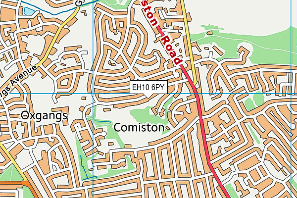 EH10 6PY map - OS VectorMap District (Ordnance Survey) EH10 6PY map - OS VectorMap District (Ordnance Survey)