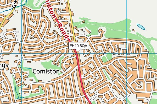 EH10 6QA map - OS VectorMap District (Ordnance Survey) EH10 6QA map - OS VectorMap District (Ordnance Survey)